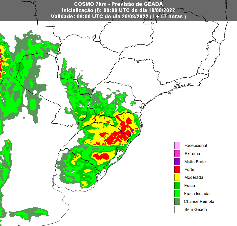 Frente fria derruba temperaturas até o fim da semana no país