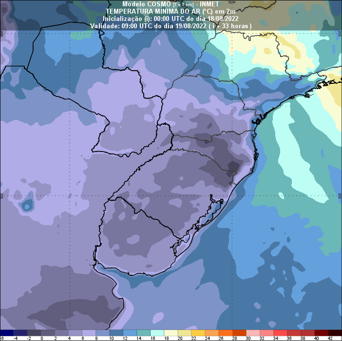 Frente fria derruba temperaturas até o fim da semana no país