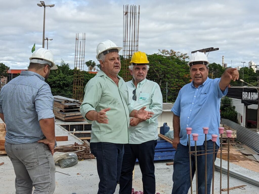 Stopa vistoria obras do Parque de Exposições de Cuiabá